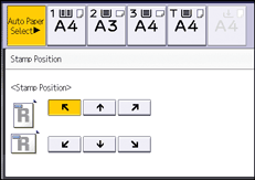 Operation panel screen illustration