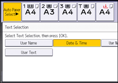 Operation panel screen illustration