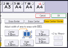 Operation panel screen illustration