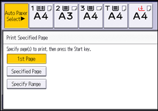 Operation panel screen illustration