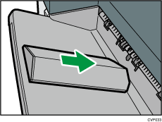 Auxiliary paper tray illustration