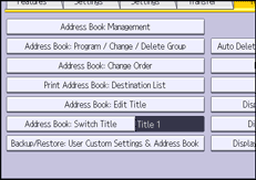 operation panel screen illustration