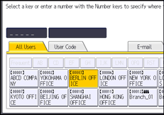 operation panel screen illustration