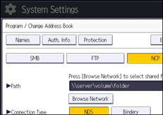 Operation panel screen illustration