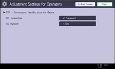 Operation panel screen illustration