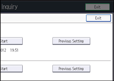 Operation panel screen illustration
