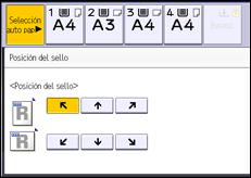 Ilustración de la pantalla panel de mandos