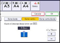 Ilustración de la pantalla panel de mandos