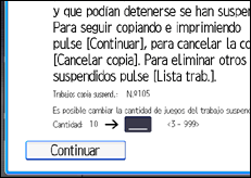 Ilustración de la pantalla panel de mandos