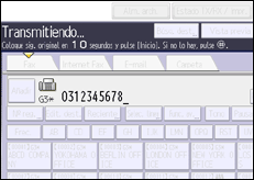 Ilustración de la pantalla panel de mandos