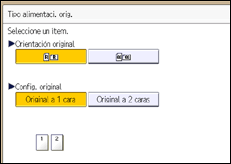 Ilustración de la pantalla panel de mandos