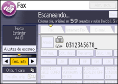 Ilustración de la pantalla panel de mandos