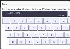 Ilustración de la pantalla panel de mandos