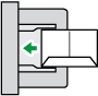 Illustration de l'orientation des enveloppes