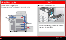 Illustration de l'écran du panneau de commande