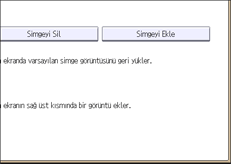 İşlem paneli ekran çizimi
