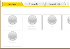İşlem paneli ekran çizimi