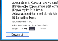 İşlem paneli ekran çizimi