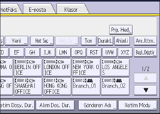 İşlem paneli ekran çizimi