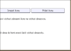 Ilustrace displeje ovládacího panelu
