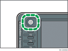 Illustration af startside-tast