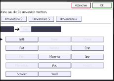 Abbildung Bedienfeld-Display