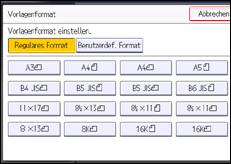 Abbildung Bedienfeld-Display