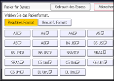 Abbildung Bedienfeld-Display