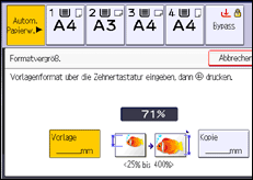 Abbildung Bedienfeld-Display