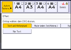 Abbildung Bedienfeld-Display
