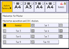 Abbildung Bedienfeld-Display