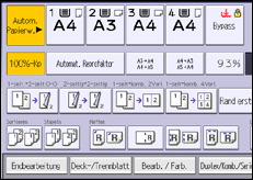 Abbildung Bedienfeld-Display
