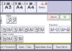 Abbildung Bedienfeld-Display