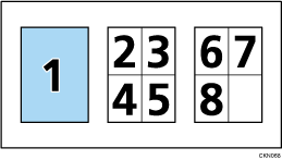 Ilustración de copia de portada en modo Combinar