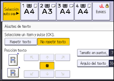 Ilustración de la pantalla panel de mandos