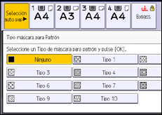 Ilustración de la pantalla panel de mandos