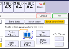 Ilustración de la pantalla panel de mandos