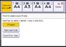 Ilustración de la pantalla panel de mandos