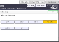 Ilustración de la pantalla panel de mandos
