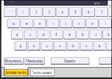 Ilustración de la pantalla panel de mandos