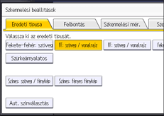 A kezelőpanel ismertetése