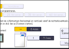 Schermafbeelding bedieningspaneel