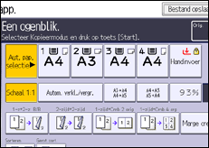 Schermafbeelding bedieningspaneel