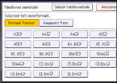 Schermafbeelding bedieningspaneel