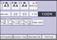 Schermafbeelding bedieningspaneel