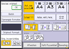 Afbeelding van bedieningspaneel