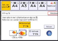 Schermafbeelding bedieningspaneel