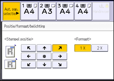 Schermafbeelding bedieningspaneel