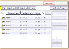 Schermafbeelding bedieningspaneel