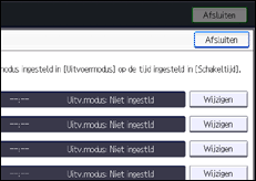 Schermafbeelding bedieningspaneel